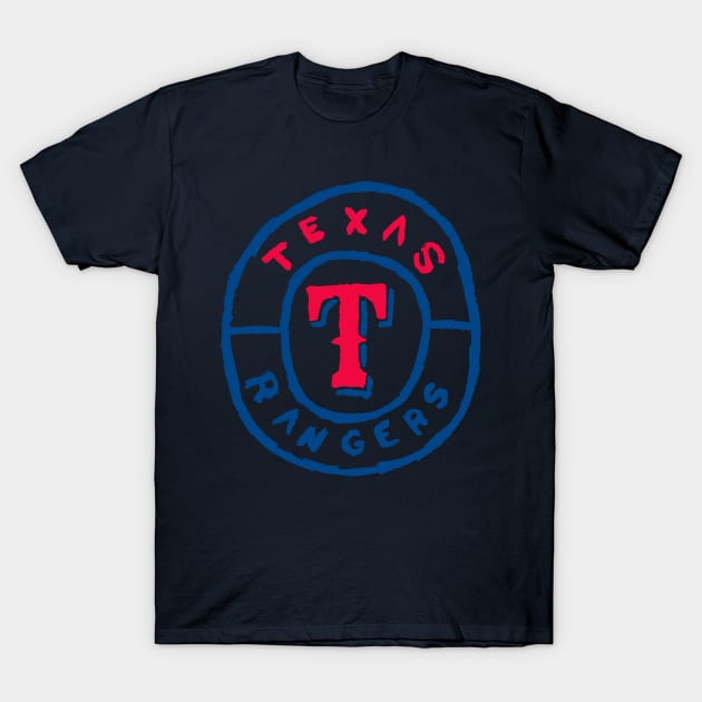 Texas Rangers 03 T-Shirt by Very Simple Graph